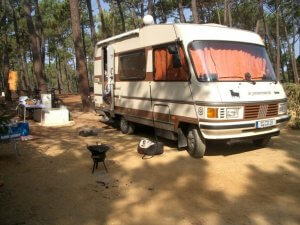 Hymer B584 in Portugal