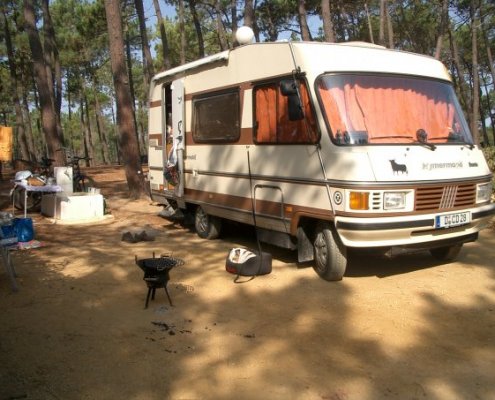 Hymer B584 in Portugal