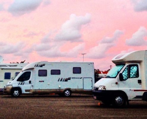 Skurrile Begebenheiten beim Camping 2 Mimizan Wohnmobile