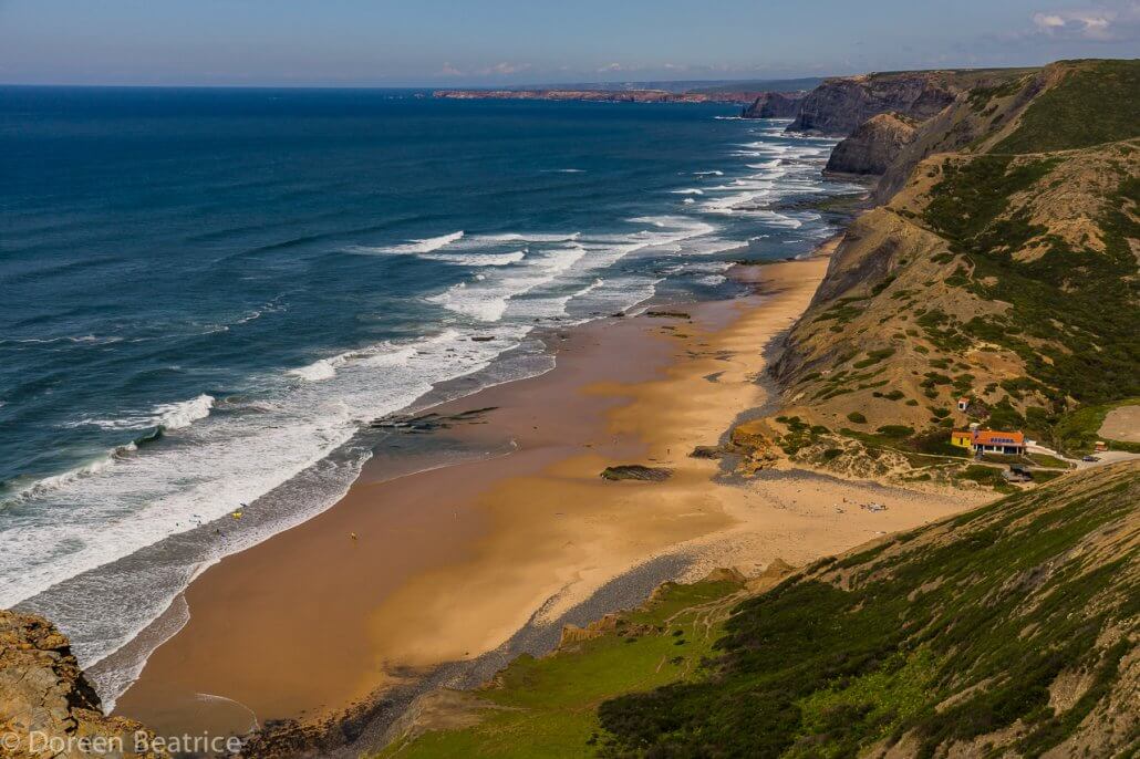 Freistehen in Portugal - Praia do Cordoama