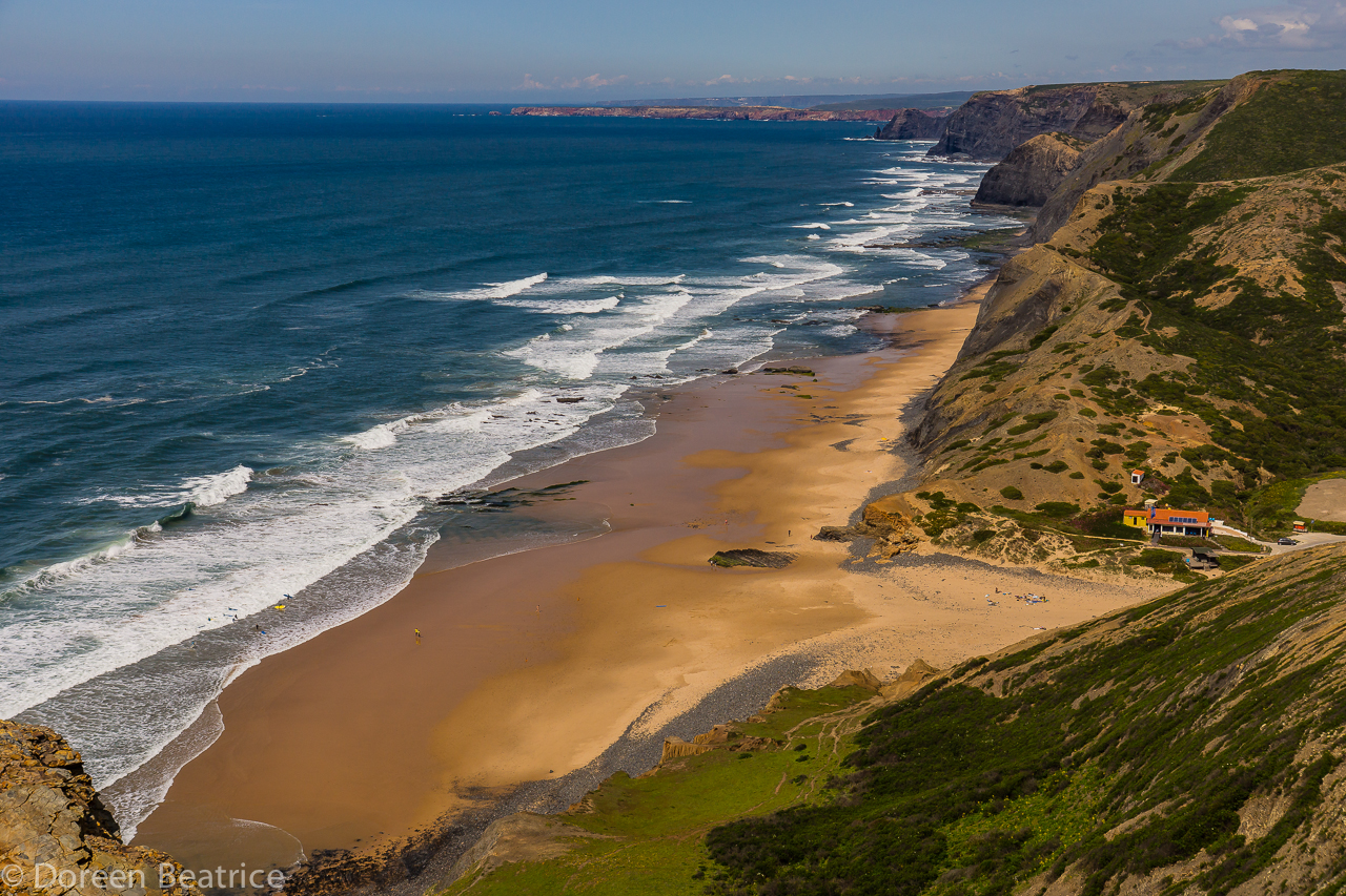 Freisehen in Portugal bei tosendem Meeresrauschen, Cordoama Westküste