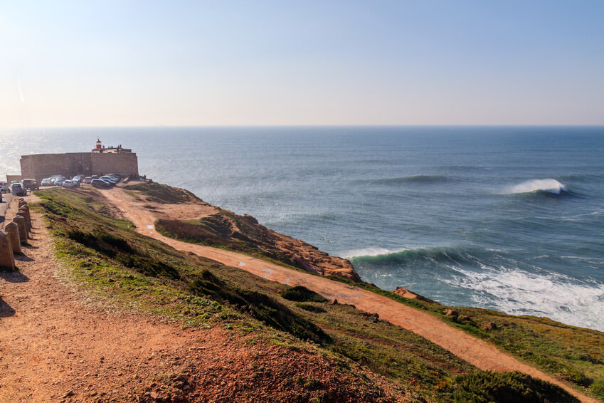 Praia do Norté, Paradies zum Freistehen in Portugal
