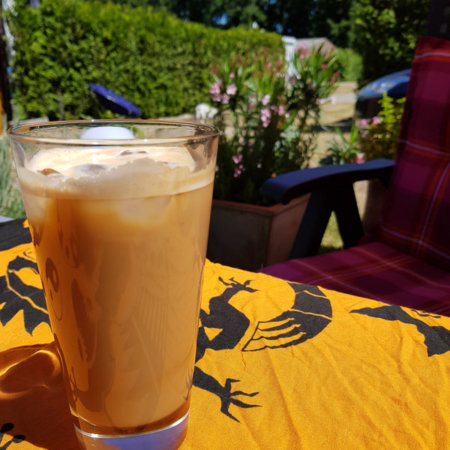 Unser perfekter Eiskaffee u2764 on the road
